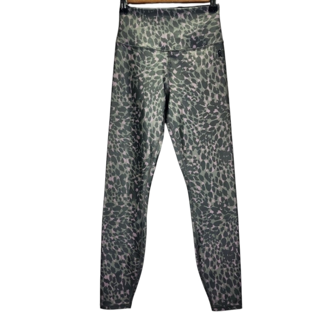 Good American Womens Animal Print The Ferocious Leggings Size (0)